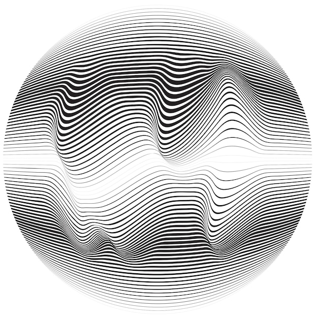 Líneas construidas esfera transparente .Vector .Tecnología esfera Logo . elemento de diseño