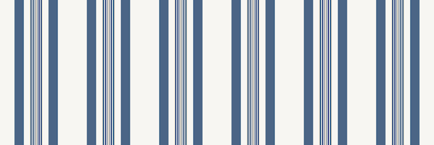 Líneas sin costuras vectoriales de herencia patrón de fondo de textura personalizada tela de rayas verticales Swatch en colores azul y blanco