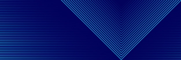 Líneas cuadradas de gradiente azul brillante moderno Fondo abstracto azul oscuro con rayas rectas
