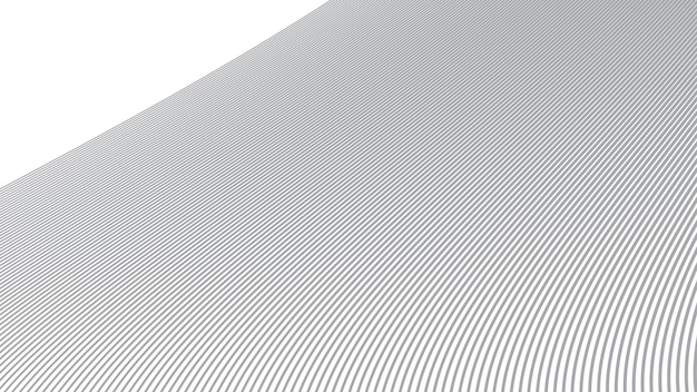 Líneas curvas grises imagen vectorial de fondo abstracta para telón de fondo o presentación