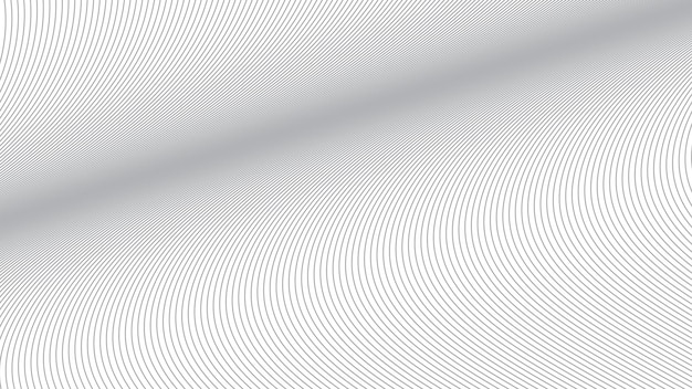 Líneas curvas grises imagen vectorial de fondo abstracta para telón de fondo o presentación
