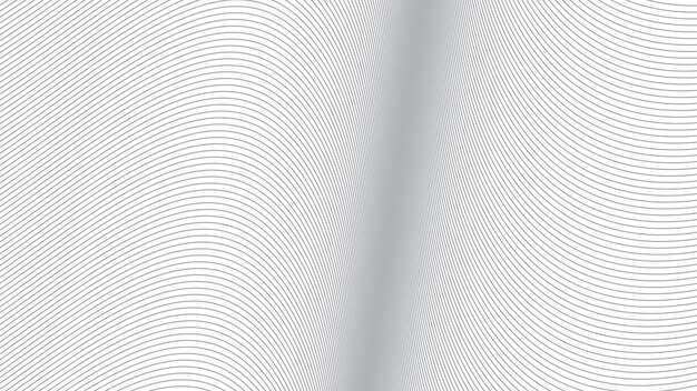 Líneas curvas grises imagen vectorial de fondo abstracta para telón de fondo o presentación