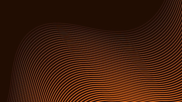 Líneas curvas marrones fondo abstracto para telón de fondo o presentación