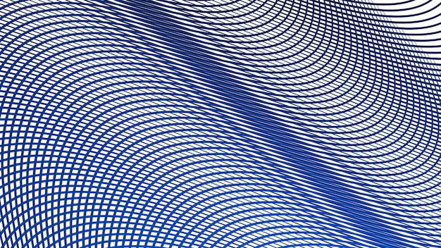 Líneas curvas de rayas azul oscuro fondo abstracto