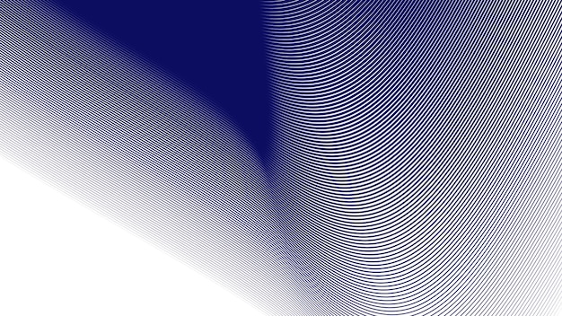 Líneas curvas de rayas azul oscuro fondo abstracto