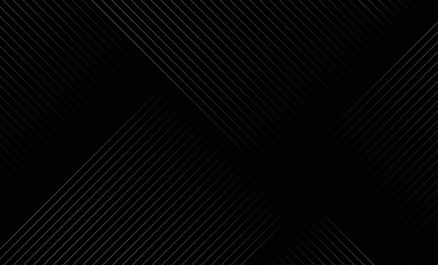Líneas diagonales negras sobre un fondo negro