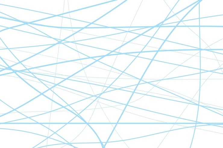 Vector líneas dibujadas sobre un fondo blanco