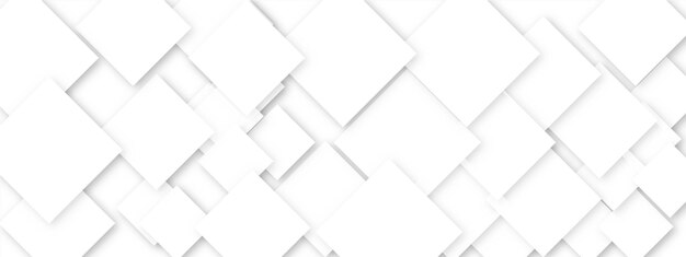 Líneas geométricas mínimas forma cuadrada blanca con fondo de concepto futurista cartel de bandera