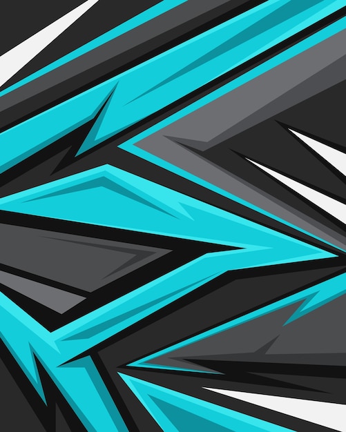 Líneas geométricas modernas abstractas de fondo para juegos de carreras de equipos de camisetas extremas, etc.