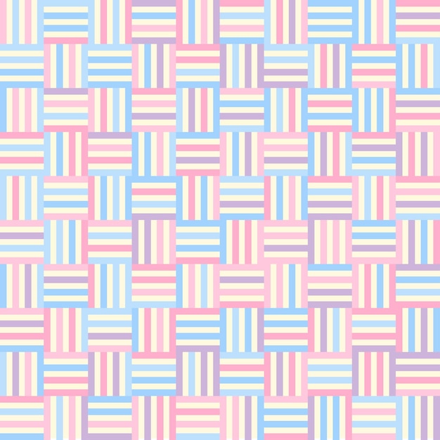 Líneas geométricas patrón vectorial vintage pastel diferentes colores retro colorido fondo geométrico