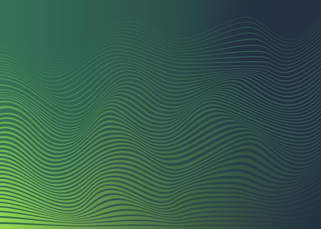 líneas de gradiente vectorial fondo de onda