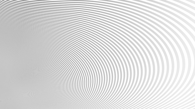 Líneas grises claras en perspectiva 3D vectorial fondo abstracto dinámico lineal diseño mínimo onda mentir patrón en dimensional y movimiento