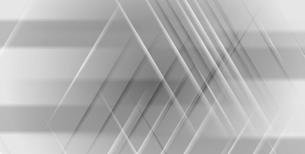 Líneas grises lisas y brillantes fondo geométrico abstracto