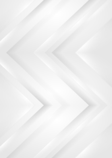 Líneas lisas grises y blancas diseño de volante tecnológico abstracto minimalista fondo vectorial moderno futurista