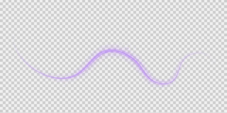Vector líneas luminosas de color rosa de velocidad efecto de luz brillante líneas de movimiento abstractas formato png rastro de luz onda de fuego línea de rastreo luces de coche fibra óptica y giro de curva de incandescencia