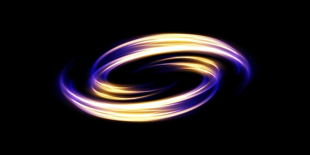 Líneas de luz abstractas de movimiento y velocidad con brillos de color blanco Luz efecto brillante todos los días onda semicircular sendero de luz curva remolino faros de automóvil fibra óptica incandescente png
