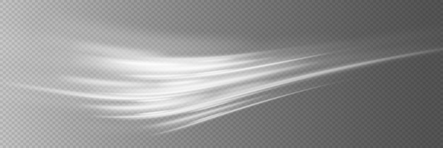 Líneas de luz de neón futuristas Efecto de tráfico de alta velocidad Movimiento de velocidad dinámica