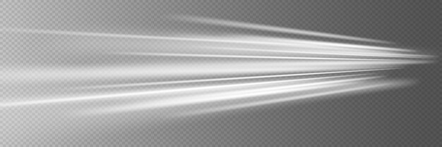 Líneas de luz de neón futuristas Efecto de tráfico de alta velocidad Movimiento de velocidad dinámica