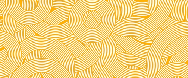 Líneas de moda telón de fondo geométrico Telón de fondo de espagueti cartel amarillo de pasta