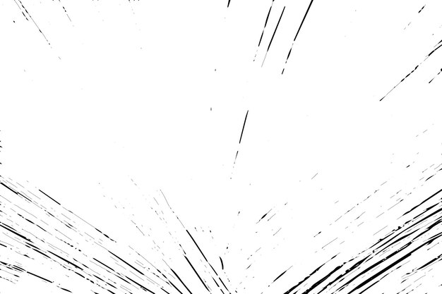 líneas negras aleatorias o arañazos en papel blanco textura de fondo de la imagen vectorial