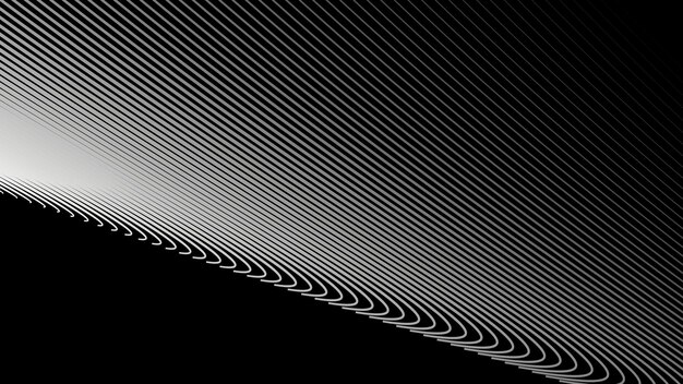Líneas negras y blancas con patrón abstracto para telón de fondo o estilo de tela