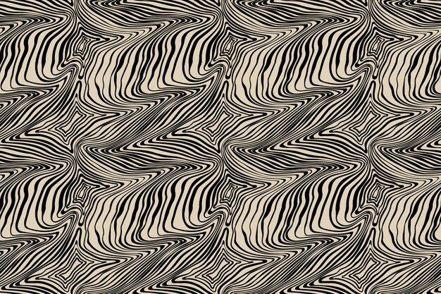 Líneas negras dinámicas sobre un fondo beige
