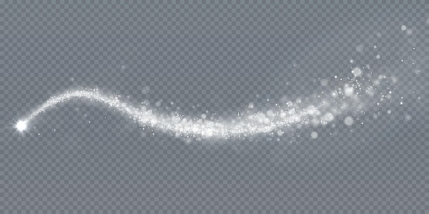Líneas de neón de luz de vector abstracto arremolinándose en una espiral