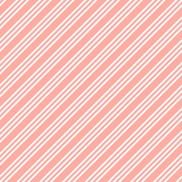 Líneas oblicuas blancas de patrones sin fisuras con fondo rosa.