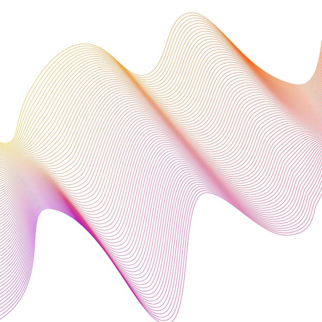 Líneas de onda coloridas Abstracto Fondo para negocios Fondo de fondo para usos gratuitos