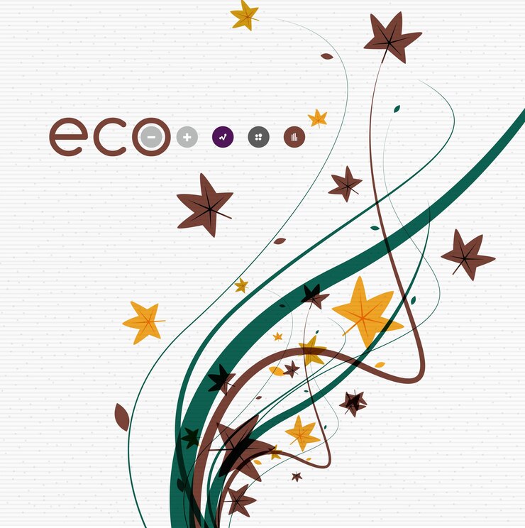 Vector líneas de onda fondo floral abstracto ilustración vectorial