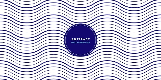Líneas de onda horizontales Patrón sobre fondo blanco Abstracto Ilustración vectorial de fondo