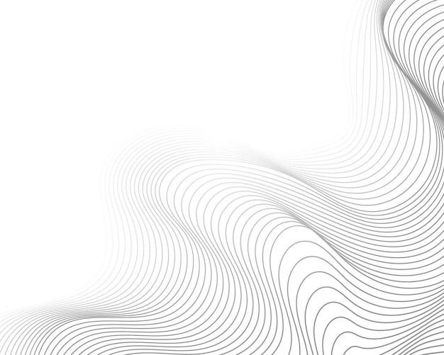 Líneas de onda Patrón Abstracto Fondo Tecnología de ilustración vectorial Banner Papel de pared Fondo