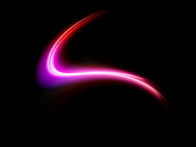 líneas de onda rojas brillantes