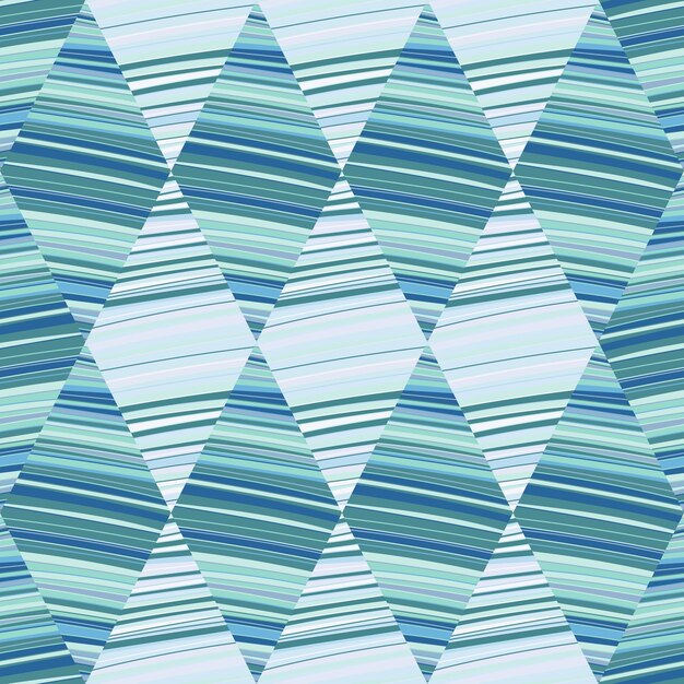 Líneas de onda vintage decorativas patrón sin costuras Adorno de mosaico de rayas geométricas