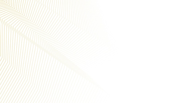 Líneas onduladas doradas sobre un fondo claro Líneas sinuosas para portadas pancartas carteles y diseño creativo