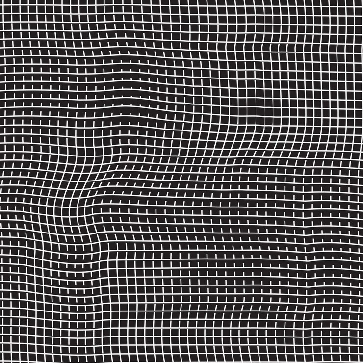 Vector líneas onduladas y fluidas patrón abstracto textura de líneas onduladas