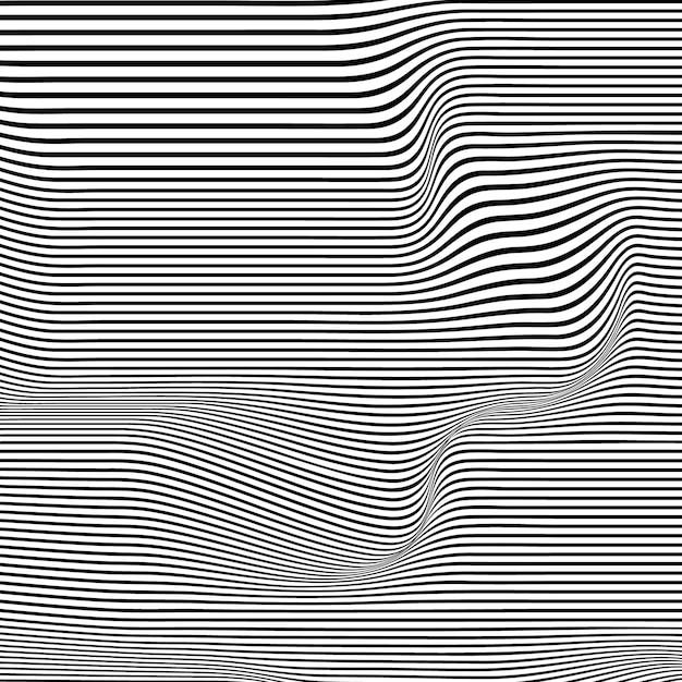 Líneas onduladas y fluidas patrón abstracto textura de líneas onduladas