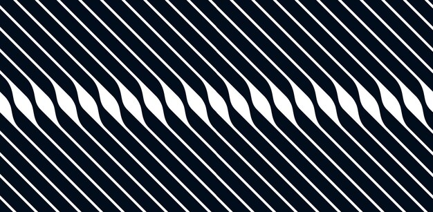 Líneas onduladas geométricas patrón sin costuras vector 3D dimensional fondo sin fin papel tapiz diseño imagen rayada curva textura cultivable