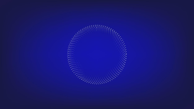 Líneas onduladas Marco circular