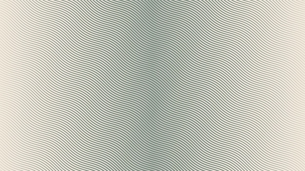 Líneas Onduladas Patrón Grabado Semitono Gradación Suave Vector Textura Verde Pálido