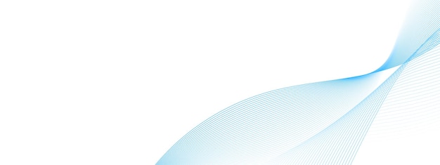 líneas onduladas vectoriales futuristas que fluyen curva suave gradiente colorido púrpura azul sobre fondo blanco