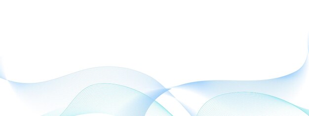 líneas onduladas vectoriales futuristas que fluyen curva suave gradiente colorido púrpura azul sobre fondo blanco