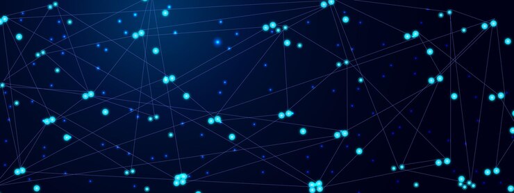 Vector líneas de pancarta de onda fluida azul de gradiente moderno concepto de tecnología futurista ilustración vectorial