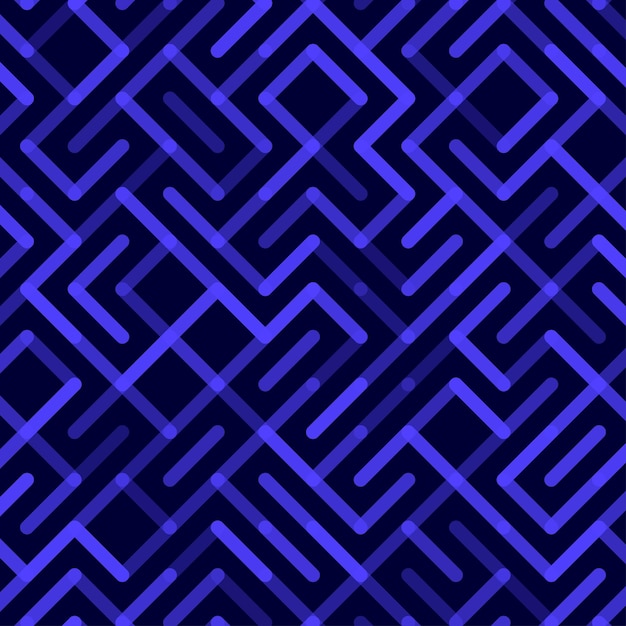 Líneas Patrón transparente de vector Adorno de rayas geométricas Ilustración de fondo lineal monocromática