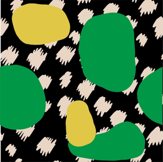 Líneas de pincel abstractas Pintura de trazos Ilustración de patrones sin costuras Fondo de línea de pintura moderno