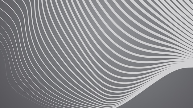 Líneas de rayas grises patrón abstracto de onda de fondo para telón de fondo o estilo de tela