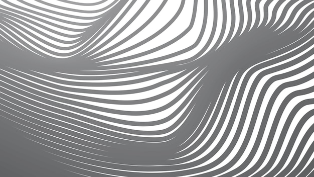 Líneas de rayas grises patrón abstracto de onda de fondo para telón de fondo o estilo de tela