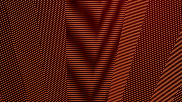 Líneas de rayas zigzag rojas naranjas fondo abstracto para telón de fondo o presentación