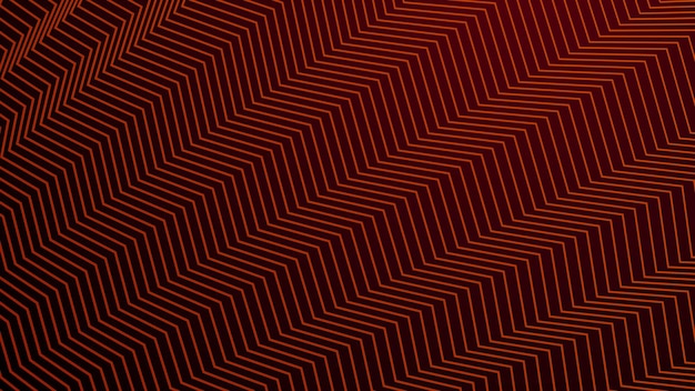 Líneas de rayas zigzag rojas naranjas fondo abstracto para telón de fondo o presentación