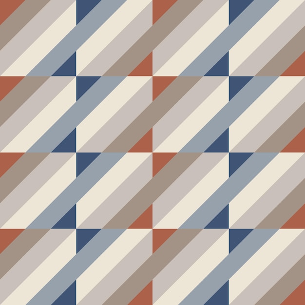 Las líneas retro de los años 70 diseñan patrones vectoriales sin costuras